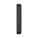 Mini powerbank 10000mAh z ładowaniem indukcyjnym MagSafe 15W PD QC 20W czarny