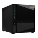 NAS Asustor AS3304T v2; Tower; 4x (3.5" SATA HDD/ 2.5" SSD); Realtek RTD1619B, 2GB DDR4, 1x 2.5GbE, 3x USB 3.2