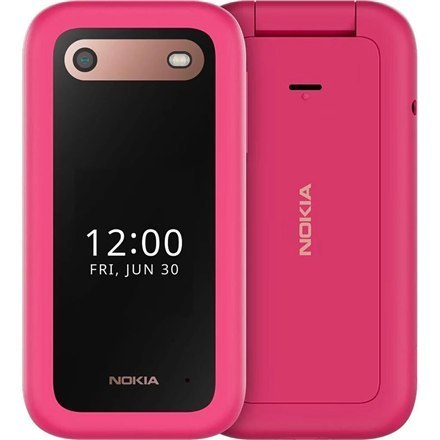 Nokia | 2660 DS | Pop Pink | 2.8 " | TFT LCD | 48 MB | 128 MB | Dual SIM | Nano-SIM | 3G | Bluetooth | 4.2 | USB w wersji microU