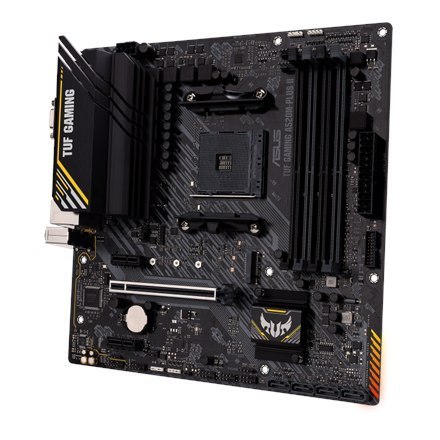 Asus | TUF GAMING A520M-PLUS II | Rodzina procesorów AMD | Gniazdo procesora AM4 | DDR4 DIMM | Gniazda pamięci 4 | Obsługiwane i