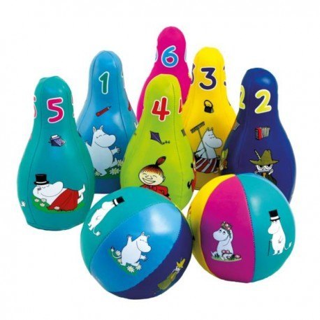 Miękkie kręgle dla najmłodszych, muminki