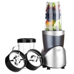 Adler Blender Smoothie Set | AD 4084 | Tabletop | 1200 W | Materiał słoika BPA-Free | Pojemność słoika 0,3+0,5+0,5+0,7 L | Krusz