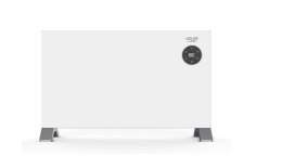 Adler Grzejnik konwekcyjny LCD z pilotem | Grzejnik konwekcyjny | 2000 W | Liczba poziomów mocy 3 | Biały | IPX24