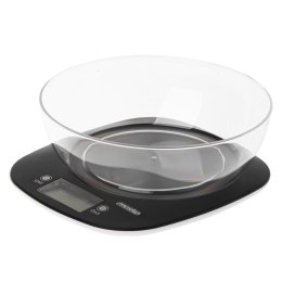 Waga kuchenna Adler z miską | MS 3179b | Podziałka 1 g | Typ wyświetlacza LCD | Czarny
