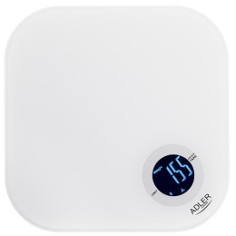 Waga kuchenna Adler | AD 3180 | Podziałka 1 g | Typ wyświetlacza LCD | Biały