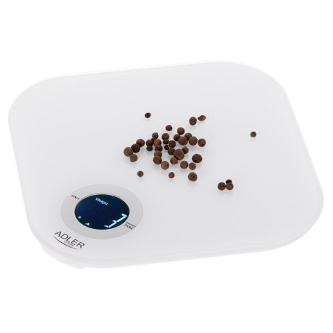 Waga kuchenna Adler | AD 3180 | Podziałka 1 g | Typ wyświetlacza LCD | Biały