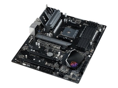 ASRock B550 PG RIPTIDE | Rodzina procesorów AMD | Gniazdo procesora AM4 | DDR4 | Obsługiwane interfejsy dysków twardych SATA, M.