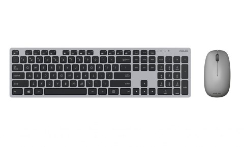 Asus W5000 | Zestaw klawiatura i mysz | Bezprzewodowy | USA | Szary