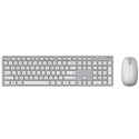 Asus W5000 | Zestaw klawiatura i mysz | Bezprzewodowy | USA | Biały