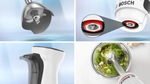 Bosch | Blender ręczny | MSM4W410 ErgoMaster | Blender ręczny | 800 W | Liczba prędkości Bezstopniowy | Biały