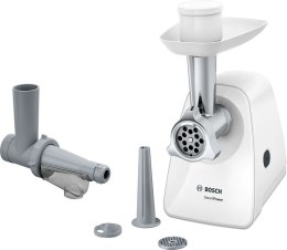 Bosch Maszynka do mielenia mięsa | MFW2515W | Biały | 1500 W | Liczba prędkości 1 | Wydajność (kg/min) 1,7