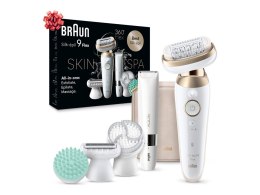 Depilator Braun | SES9-481 Silk épil 9 Flex 3D | Czas pracy (maks.) 50 min | Liczba poziomów mocy 2 | Na mokro i na sucho | Biał
