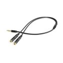 Cablexpert | Adapter audio | Mini-phone stereo 3,5 mm | Gniazdo | Wtyk | Mini-phone 3,5 mm 4-biegunowy