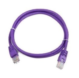 Cablexpert | CAT 5e | Kabel krosowy | Skrętka nieekranowana (UTP) | Męski | RJ-45 | Męski | RJ-45 | Fioletowy | 0,25 m