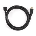 Cablexpert | Męski | 19-pinowy HDMI typ A | Męski | 19-pinowy HDMI typ A | 1,8 m | Czarny