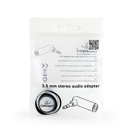 Cablexpert | Adapter kątowy | Mini-phone stereo 3,5 mm | Męski | Żeński | Mini-phone stereo 3,5 mm