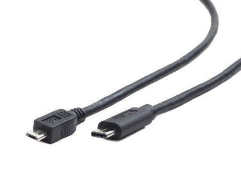 Cablexpert | Kabel USB-C | Męski | 5-pinowy Micro-USB Typ B | Męski | 24-pinowy USB-C | 1,8 m | Czarny