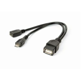 Cablexpert | Kabel USB | 5-pinowy Micro-USB Typ B | Żeński | 4-pinowy USB Typ A | 0,15 m