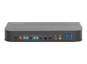 Przełącznik KVM Digitus, 2-portowy, 4K60Hz, 2 wejścia DP, 1 wyjście DP/HDMI | DS-12850