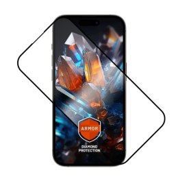 Fixed Armor | Ochraniacz ekranu | Apple | iPhone 15/iPhone 16 | Szkło hartowane | Czarny