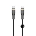 Fixed | Kabel w oplocie USB-C/Lightning, 2 m | FIXDB-CL2-BK
