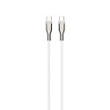 Fixed | Kabel w oplocie USB-C/USB-C, 2m, 100W | FIXDB-CC2-WH