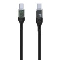 Fixed | Kabel USB-C/USB-C z wyświetlaczem, obsługa PD, 2m, USB 2.0, 100W | FIXDD-CC2-BK