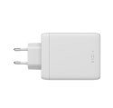 Stała ładowarka podróżna GaN 3xUSB-C/USB 100W | FIXCG100-3CU-WH