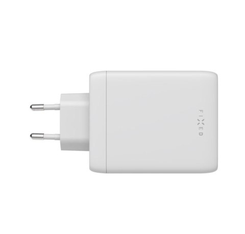 Stała ładowarka podróżna GaN 3xUSB-C/USB 100W | FIXCG100-3CU-WH
