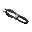Fixed | Płynny kabel silikonowy USB-C/Lightning, 2m | FIXDLS-CL2-BK