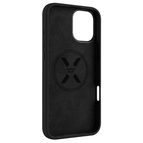 Fixed | MagFlow | Back Cover | Apple | iPhone 16 Plus | Silikon | Czarny