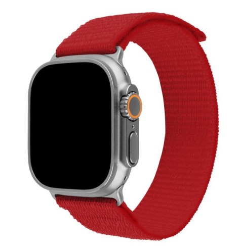 Stały | Sportowy pasek do Apple Watch Ultra 49mm | 160-210 mm | Czerwony | Nylon