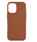 Fixed MagLeather | Back Cover | Apple | iPhone 16 | Leather | Brown