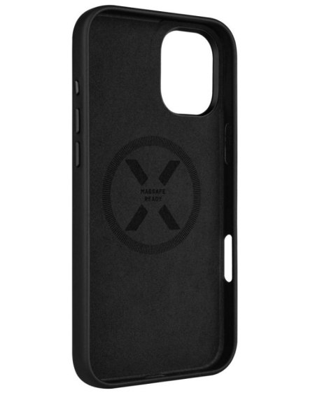 Fixed MagLeather | Back Cover | Apple | iPhone 16 Plus | Leather | Black