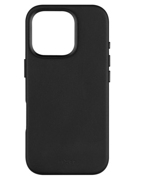 Fixed MagLeather | Back Cover | Apple | iPhone 16 Pro | Leather | Black