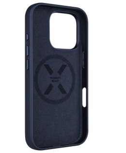 Fixed MagLeather | Back Cover | Apple | iPhone 16 Pro | Leather | Blue