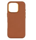 Fixed MagLeather | Back Cover | Apple | iPhone 16 Pro | Leather | Brown