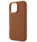 Fixed MagLeather | Back Cover | Apple | iPhone 16 Pro Max | Leather | Brown