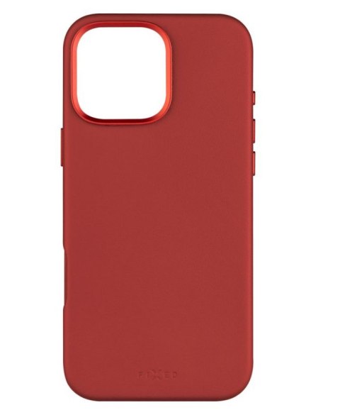Fixed MagLeather | Back Cover | Apple | iPhone 16 Pro Max | Leather | Red