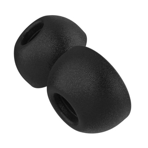 Stałe zatyczki Pro, 2 zestawy, rozmiar S | Zatyczki | Apple | Airpods Pro/Pro 2 | Pianka | Czarny