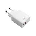 Stała ładowarka podróżna USB-C/USB 20W | FIXC20N-CU-WH