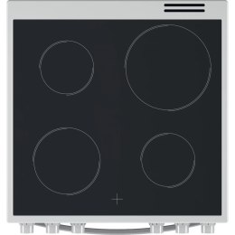 INDESIT | Kuchenka | IS67V8CHW/E | Typ płyty Vitroceramic | Typ piekarnika Electric | Biały | Szerokość 60 cm | Grillowanie | Gł