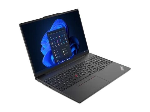 Lenovo ThinkPad E16 | Czarny | 16 " | IPS | WUXGA | 1920 x 1200 pikseli | Antyodblaskowy | Intel Core Ultra 7 | 155H | 16 GB | S