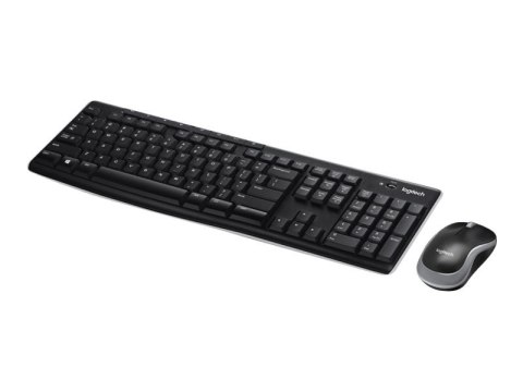 Logitech MK270 | Zestaw klawiatura i mysz | Bezprzewodowy | USA | Czarny