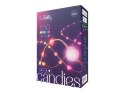 Twinkly Candies 100 diod LED RGB w kształcie serca, przezroczysty przewód, USB-C|Twinkly