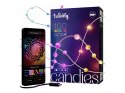 Twinkly Candies 100 diod LED RGB w kształcie pereł, przezroczysty przewód, USB-C|Twinkly