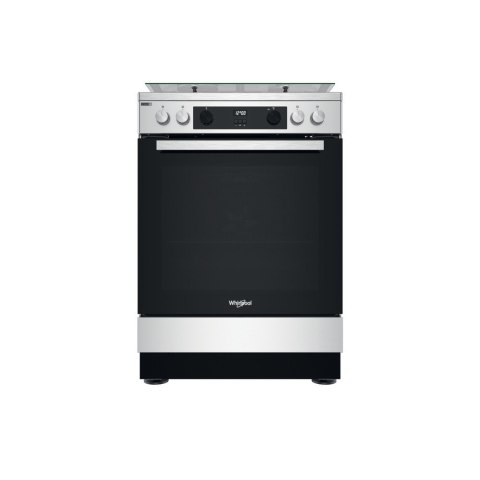Kuchenka Whirlpool | WS68G8CHX/E/1 | Typ płyty gazowa | Typ piekarnika elektryczna | Stal nierdzewna | Szerokość 60 cm | Cyfrowa