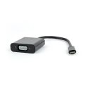 Cablexpert 15 pin HD D-Sub (HD-15) | Męski | 24 pin USB-C | Męski | Czarny | 0,15 m