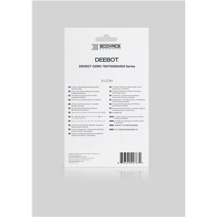 Ecovacs | D-CC3H | Zestaw mopa DEEBOT | Niebieski