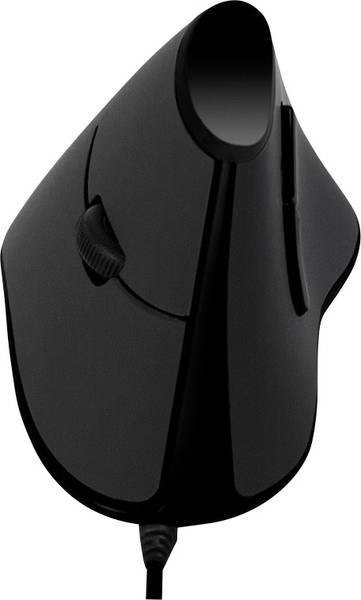 Logilink | Ergonomiczna mysz pionowa | ID0158 | Optyczna | Przewodowa | Czarna